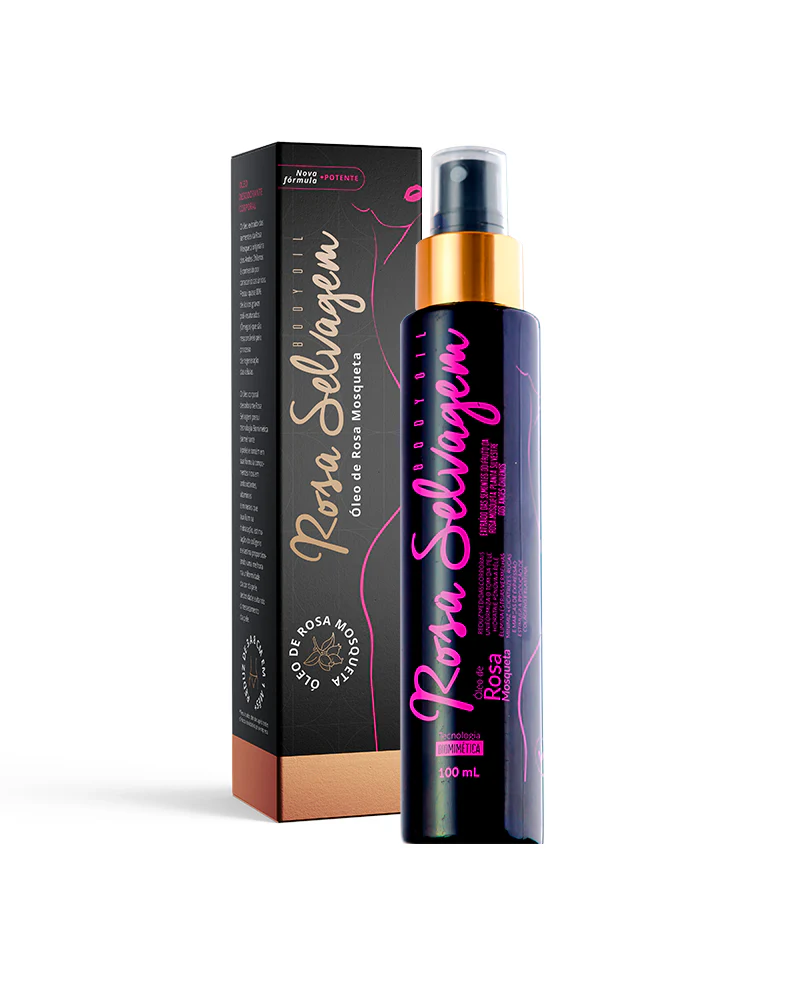 Produto Rosa Selvagem Óleo Clareador Corporal